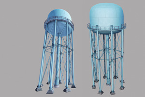 Metal Water Tower