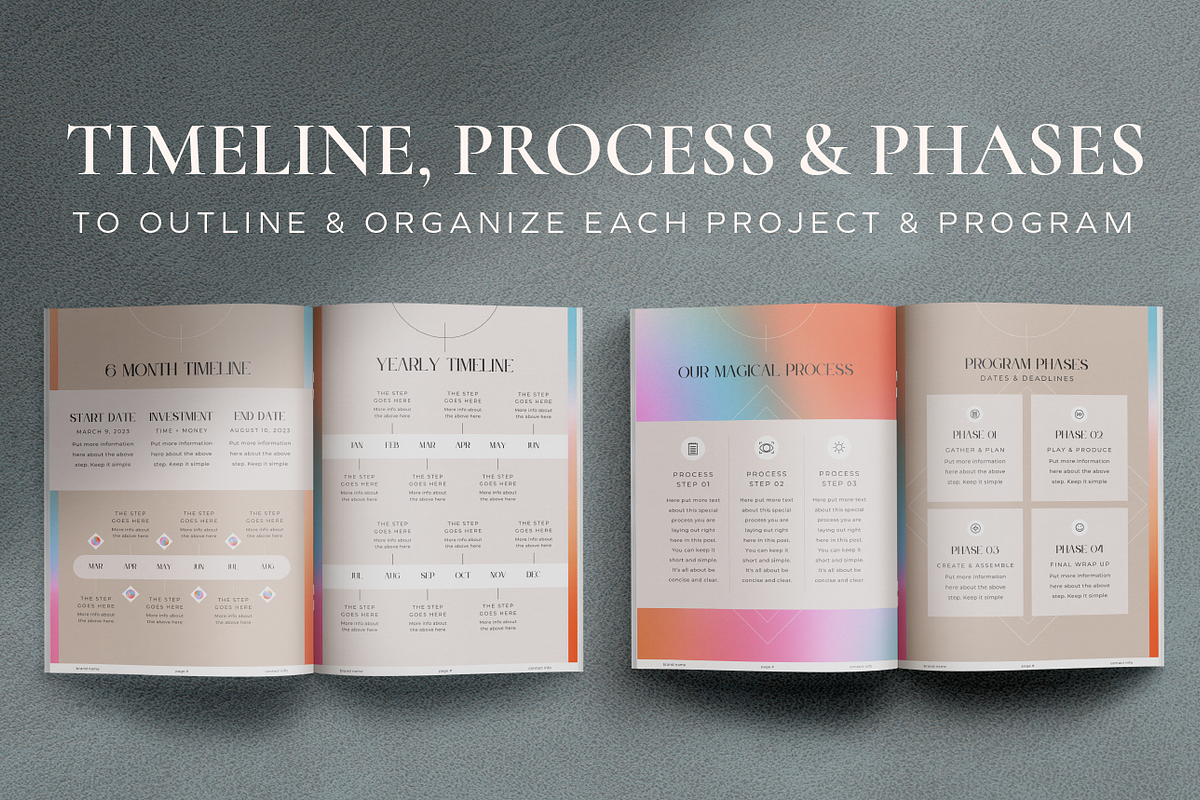 Welcome Packet & Service Guide, a Design Template by Studio Soluna (Photo 6 of 13)