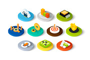 Isometric icons - SEO, an Icon by sidmaydesign (Thumbnail 2 of 3)