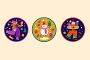 Merry Christmas and Happy New Year!, a Seasonal Illustration by MoleskoStudio (Thumbnail 22 of 27)