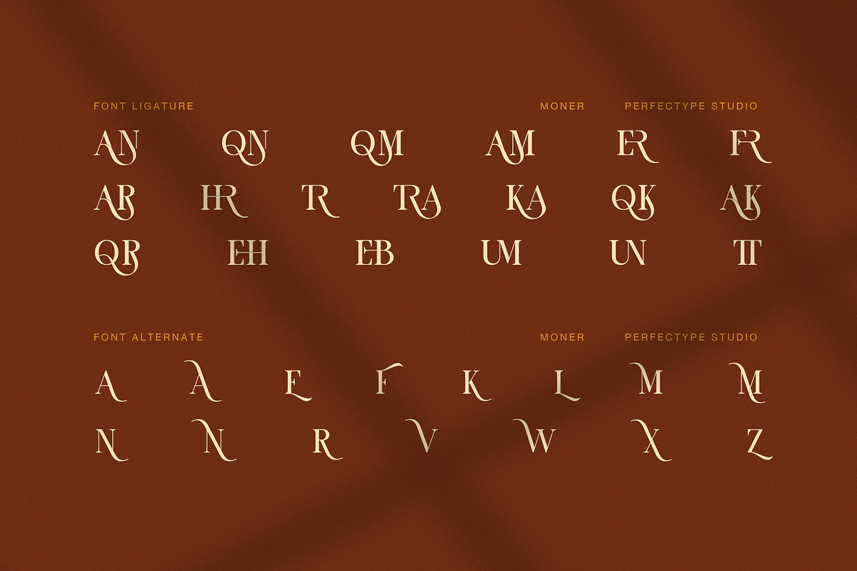 Moner Elegant Serif Font, a Serif Font by Perfectype (Photo 8 of 8)
