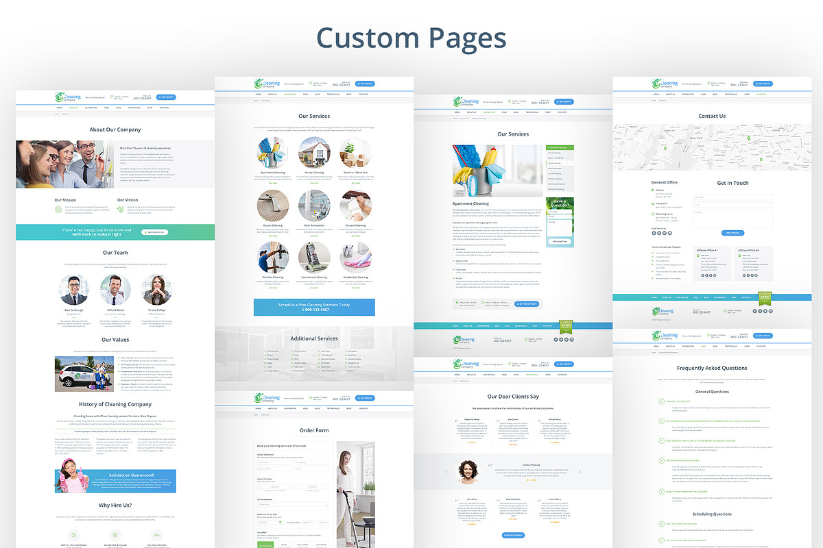 Cleaning Services HTML template, a HTML Template by TonyTemplates (Photo 4 of 5)