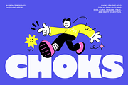 Choks - Heavy Bold Branding Font, a Sans Serif Font by Say Studio (Thumbnail 1 of 10)
