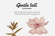 Gentle Fall Floral Patterns, a Pattern Graphic by Vero Arts (Thumbnail 8 of 10)