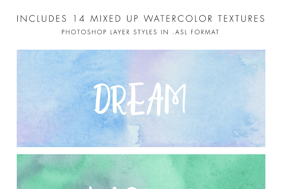 Watercolor Effects for Photoshop, a Texture Graphic by Hello Muse Design (Photo 3 of 6)