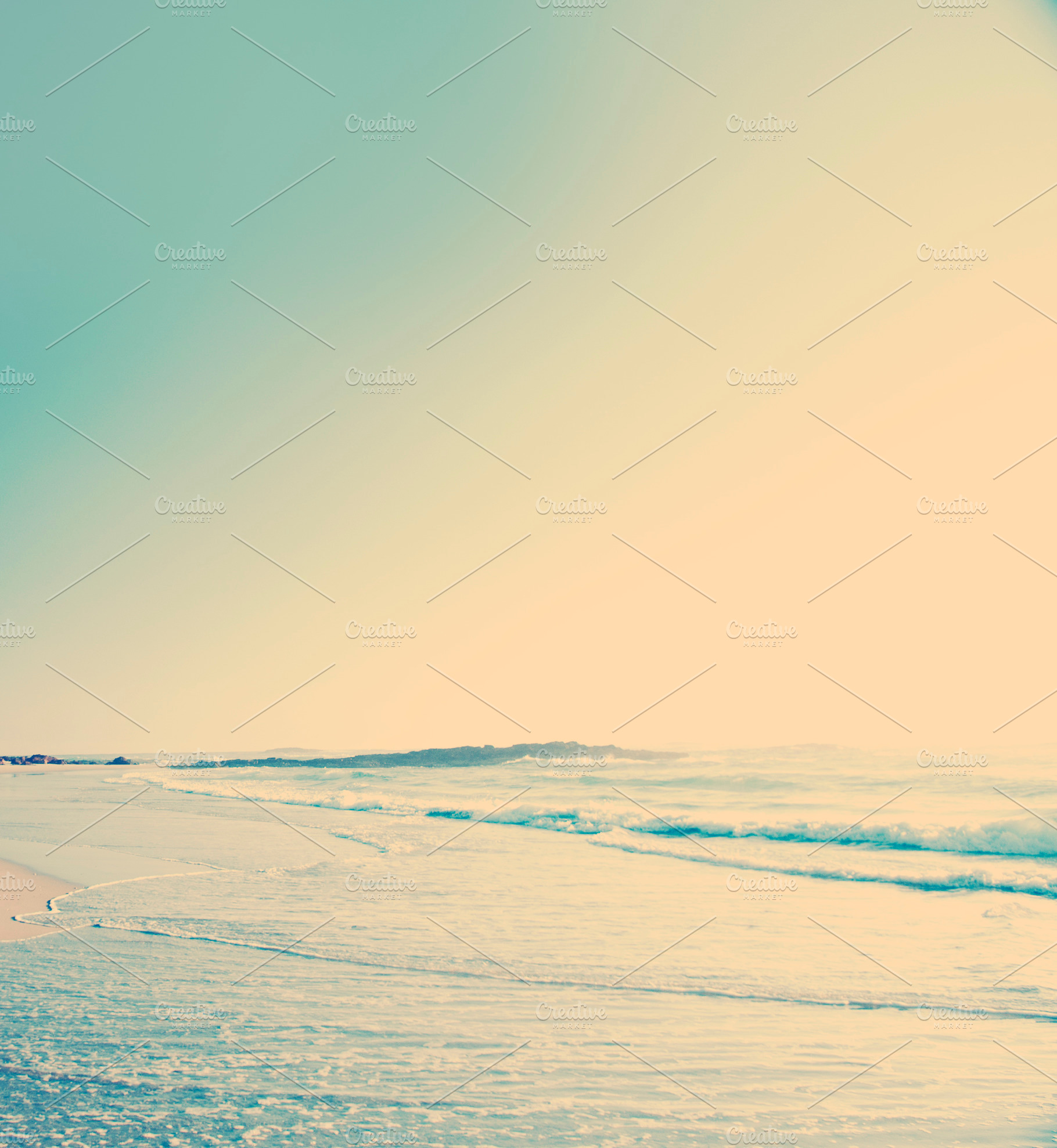 Vintage Beach, a Nature Photo by THP Creative