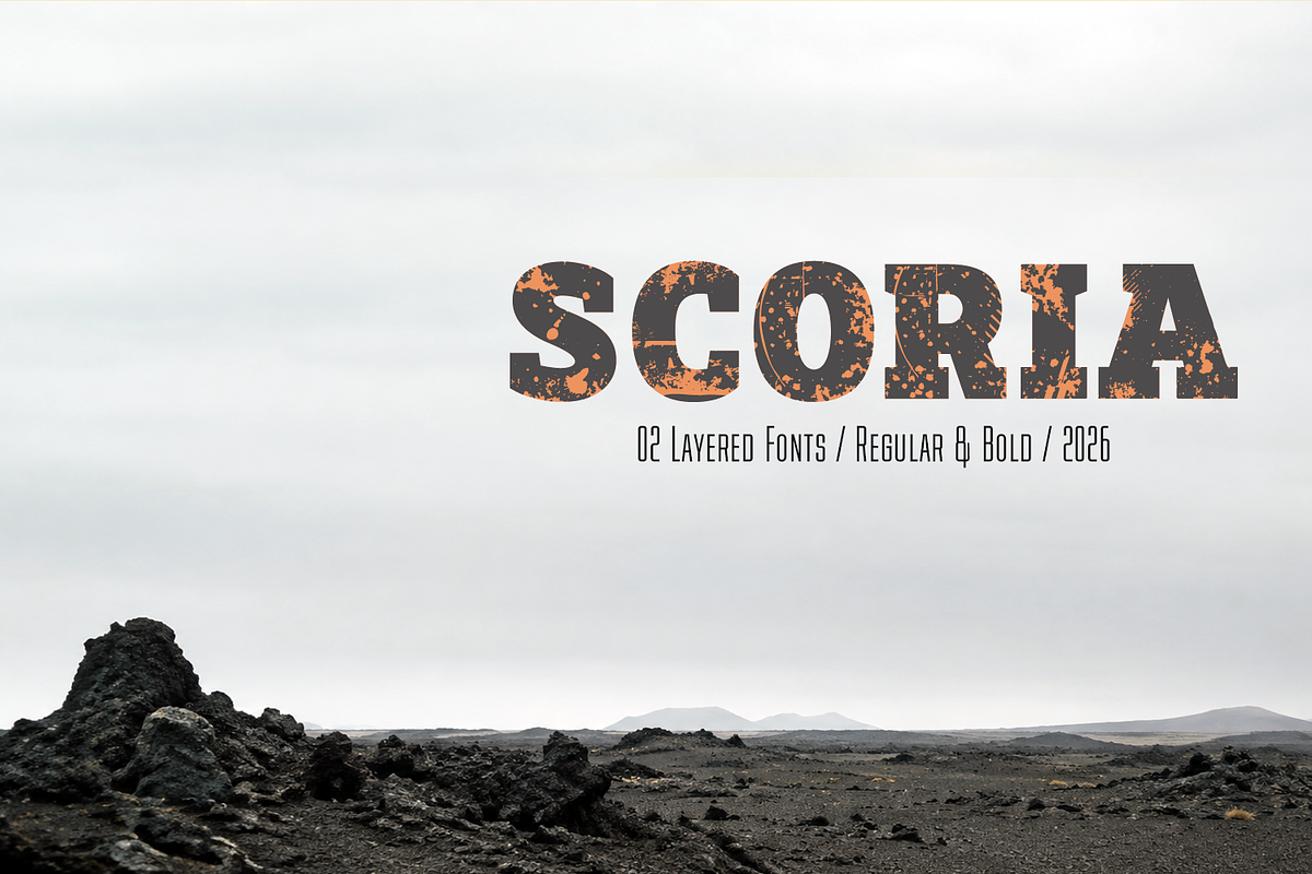 Scoria Slab Caps, a Slab Serif Font by deFharo (Photo 4 of 11)