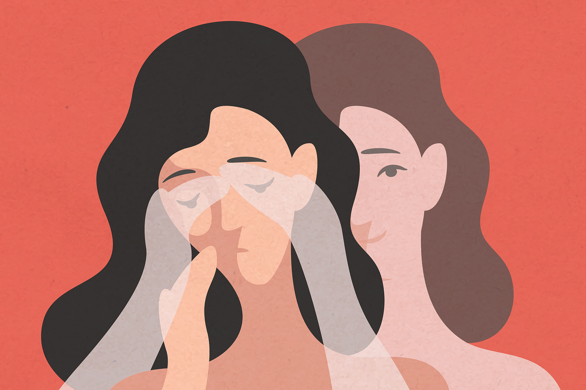 Self-deception concept, a Person Illustration by Good Studio (Photo 2 of 3)