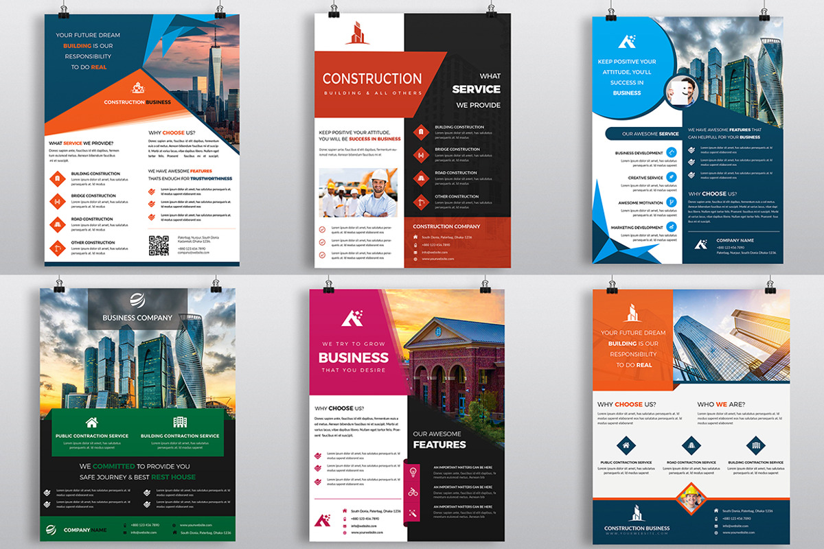 110+ Clean Business Flyers 98% Off, a Flyer Template by Imagine Design Studio (Photo 9 of 20)