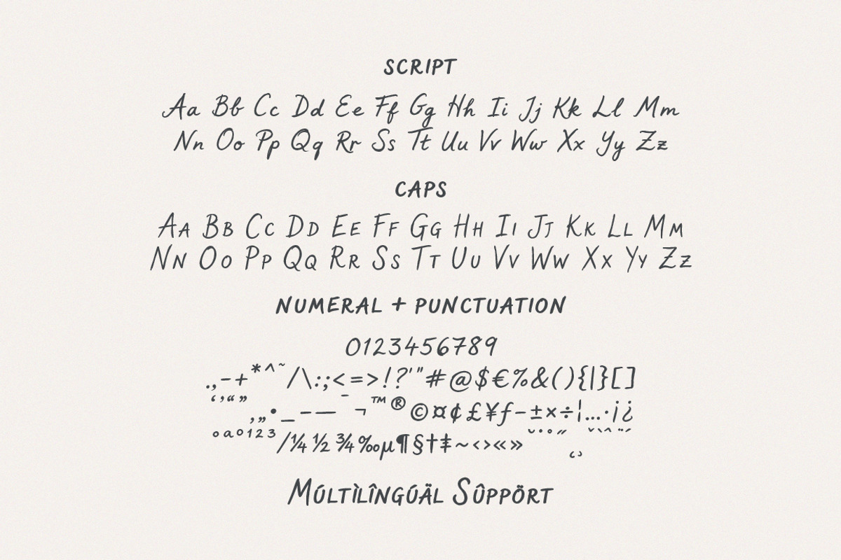 Sweet Friday Thing Font, a Handwritten Font by Typebae (Photo 8 of 8)