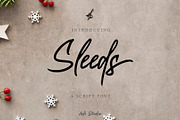 Sleeds, a Script Font by Adl Studio (Thumbnail 1 of 4)