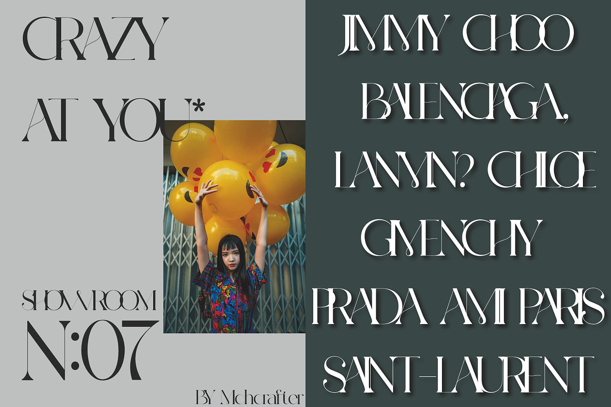 ACHOSMON | Modern Branding Typeface, a Serif Font by MchCrafter (Photo 2 of 7)
