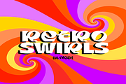 RETRO SWIRLS, a Texture Graphic by CULTVISION (Thumbnail 1 of 7)