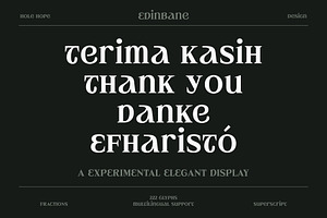 Edinbane Experimental Elegant