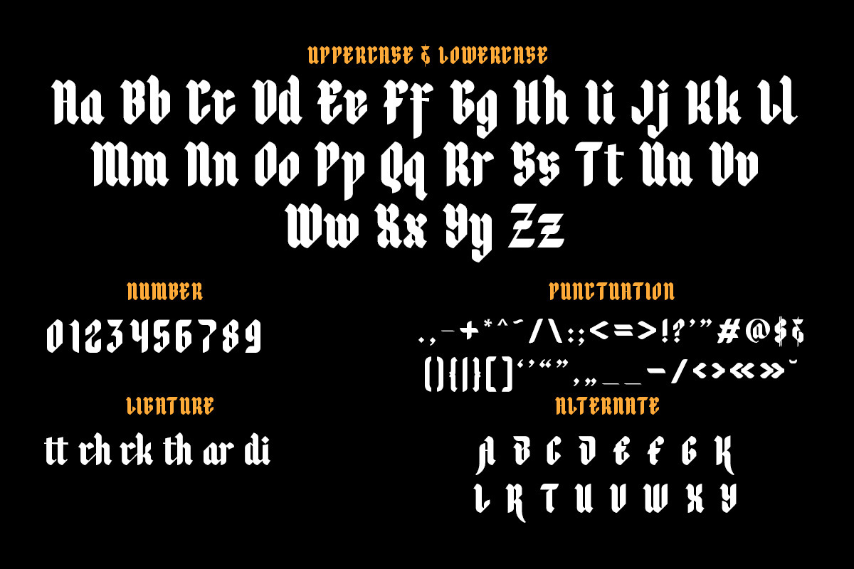 Dravex - Sign Modern Blackletter, a Blackletter Font by roomspace creative lab (Photo 10 of 10)
