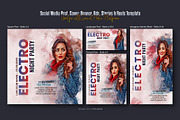 Night Party Social Media Post Bundle, a Social Media Template by Creative_View (Thumbnail 2 of 8)