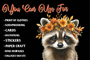 Floral Animals Clipart, an Illustration by CreationArt (Thumbnail 2 of 9)