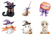 Halloween Black Clipart PNG, a Seasonal Illustration by Designking (Thumbnail 3 of 4)