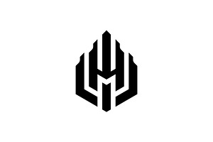 Building M Letter Logo Template