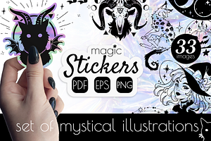 Stickers WITCHY vibe