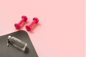 Fitness concept. Sport mat, a Sports & Recreation Photo by Fascinadora