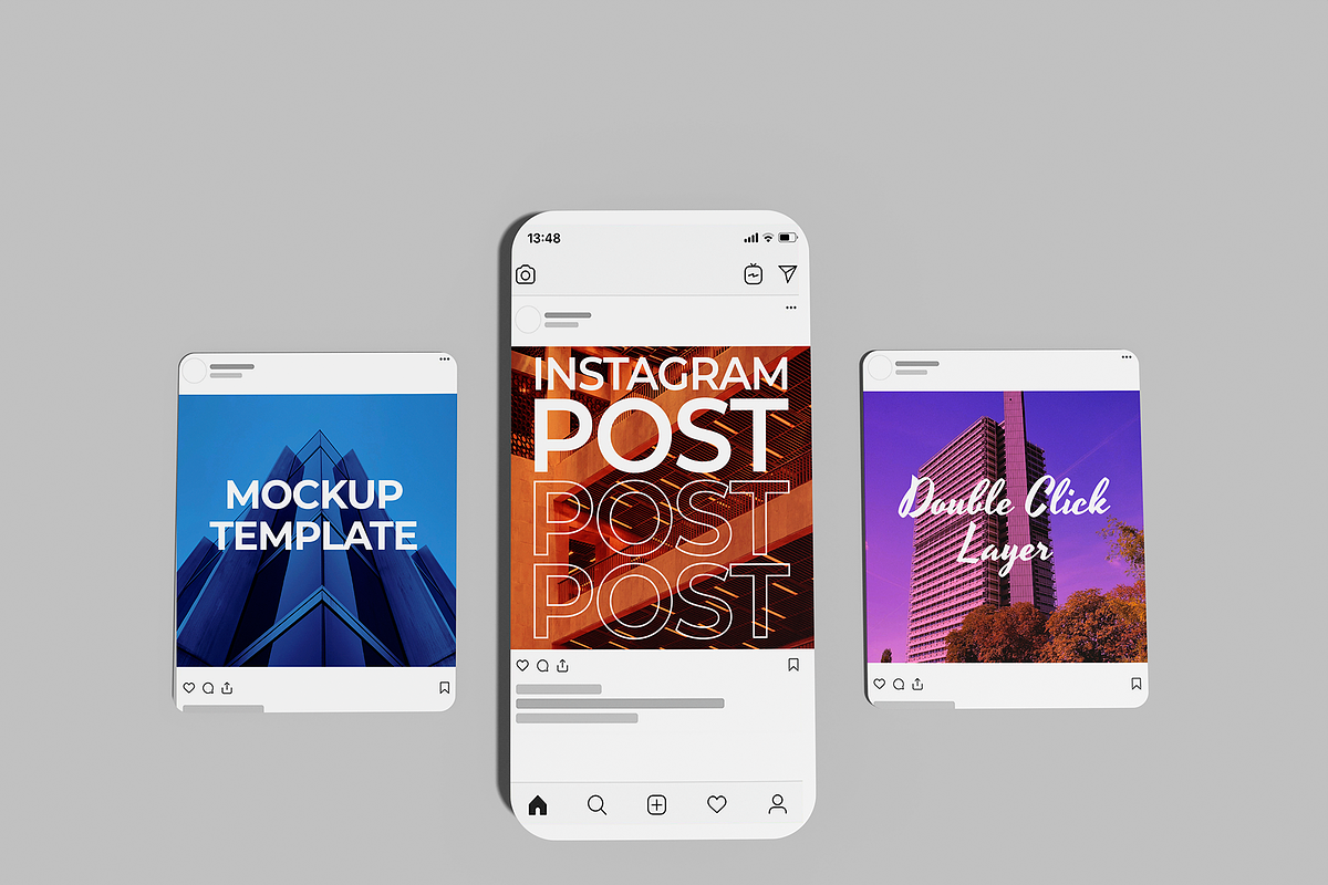Instagram Post Mockup, an iPhone Mockup by Permadi Creative (Photo 3 of 3)