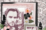 Damask & Dots High Res Backgrounds, a Texture Graphic by Posh Papers & Patterns (Thumbnail 3 of 5)