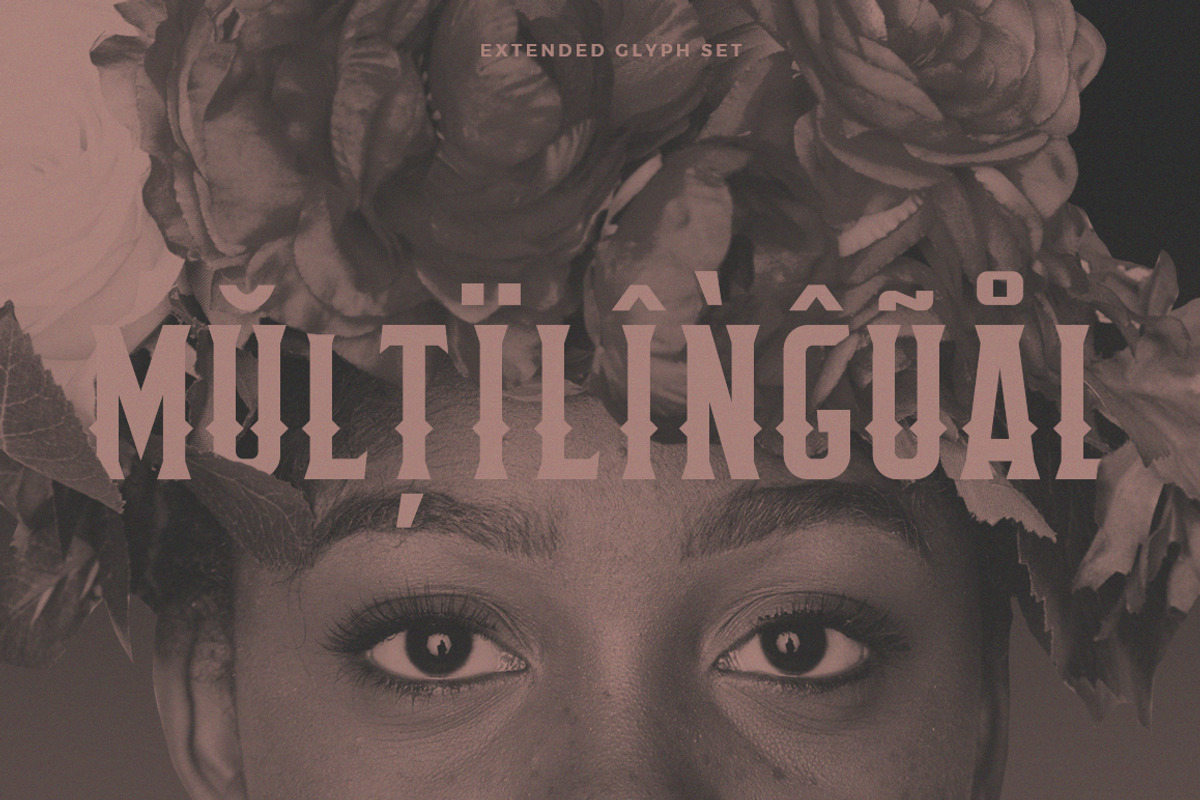 Flathead Round Vintag Typeface Font preview 8