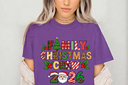 Retro Family Christmas Crew 2026 Png, a Seasonal Illustration by Rose Art (Thumbnail 2 of 4)