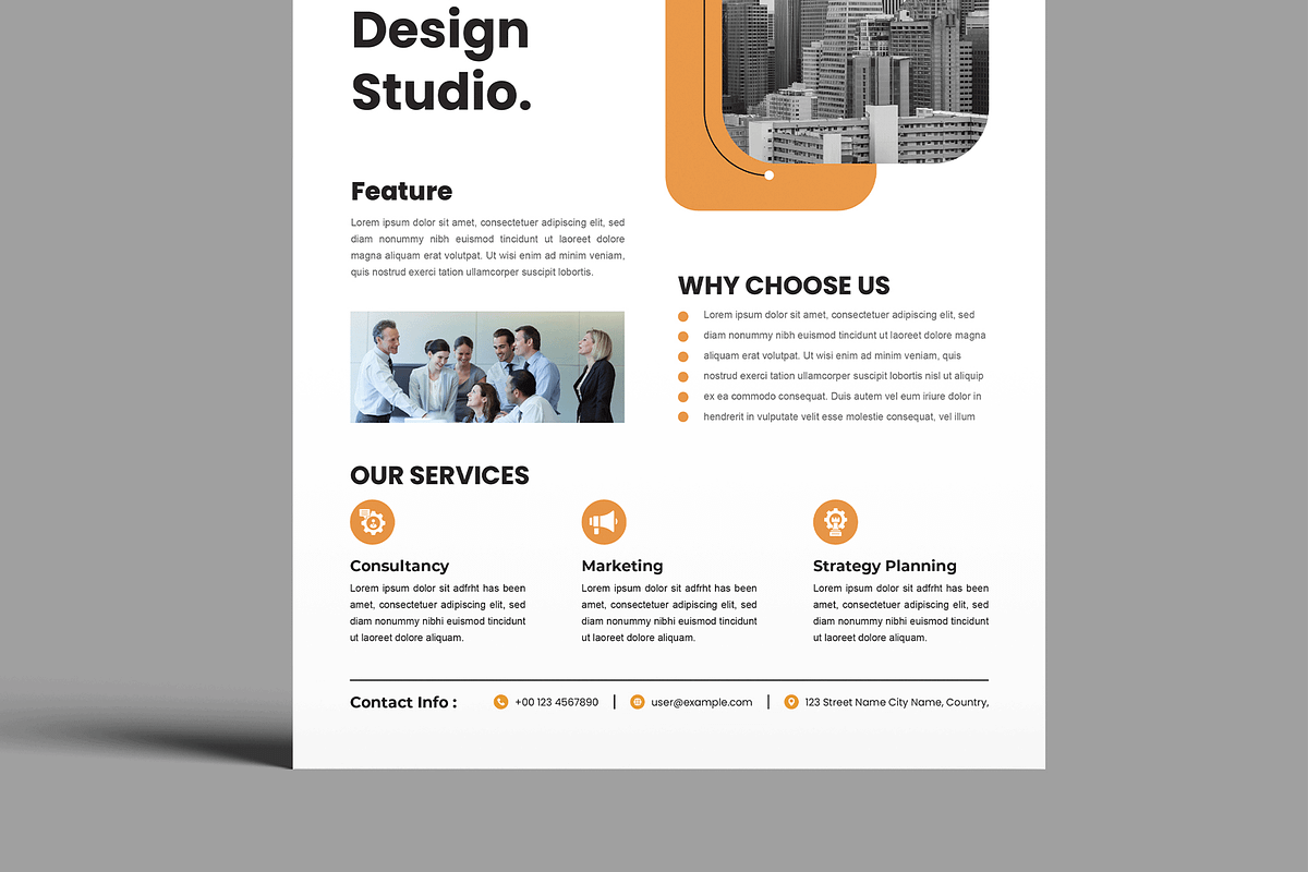Creative Flyer Template, a Flyer Template by MightyDesign (Photo 5 of 8)