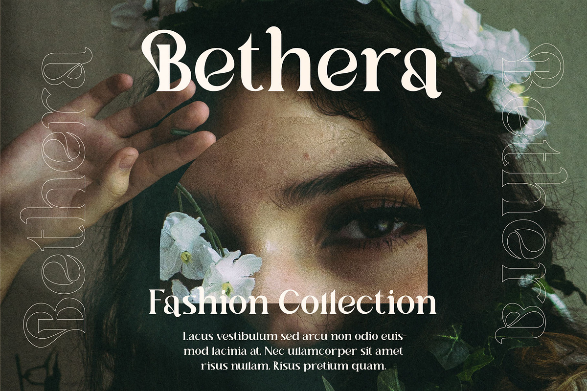 Laisha - Modern Display Font, a Serif Font by Eztudio (Photo 8 of 13)