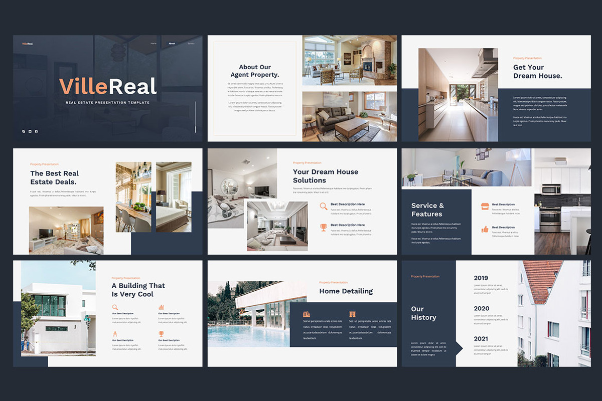 VilleReal - Real Estate Presentation, a Presentation Template by Haidezign (Photo 2 of 4)