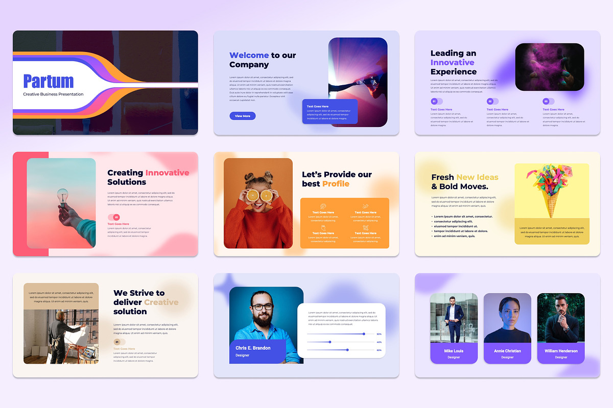Partum Creative Agency Presentation, a Presentation Template by Premast (Photo 2 of 8)