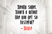 Tall Goth, a Blackletter Font by Loudoun Design Co. (Thumbnail 7 of 7)