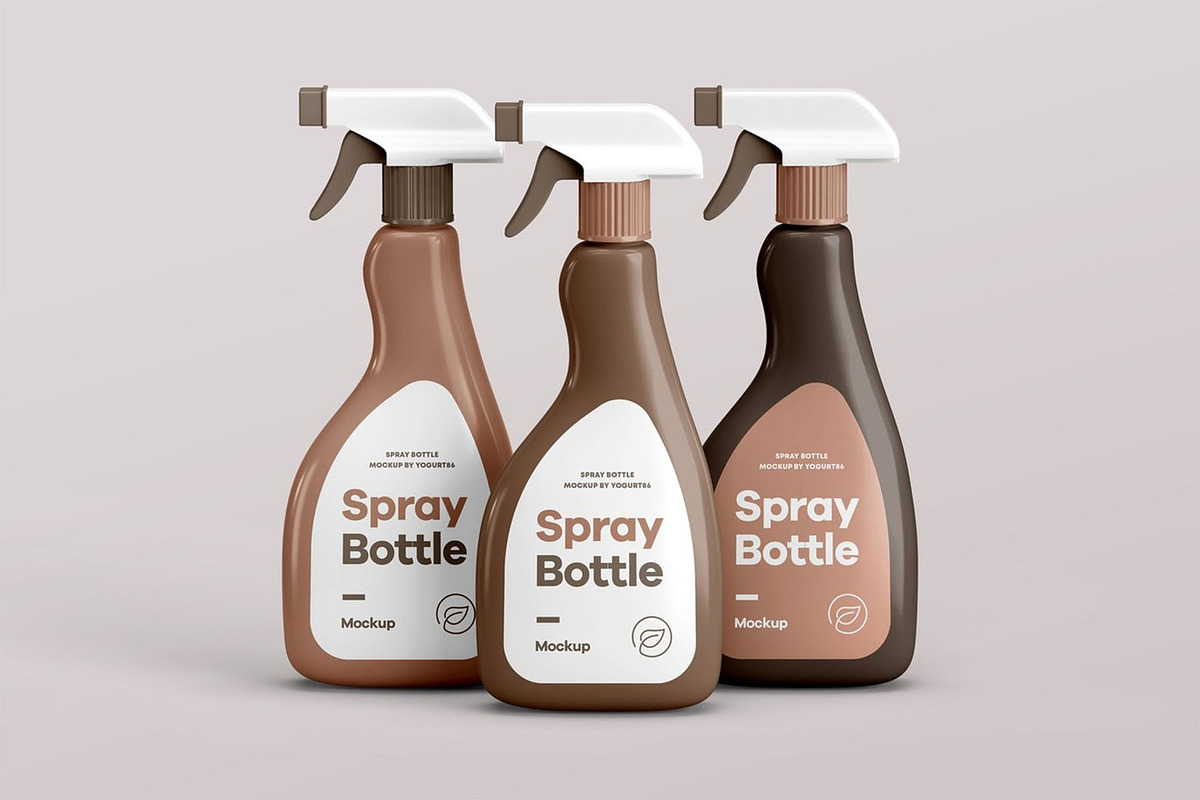 Spray Bottle Mockup, a Packaging Mockup by Se٧enStudio (Photo 10 of 13)
