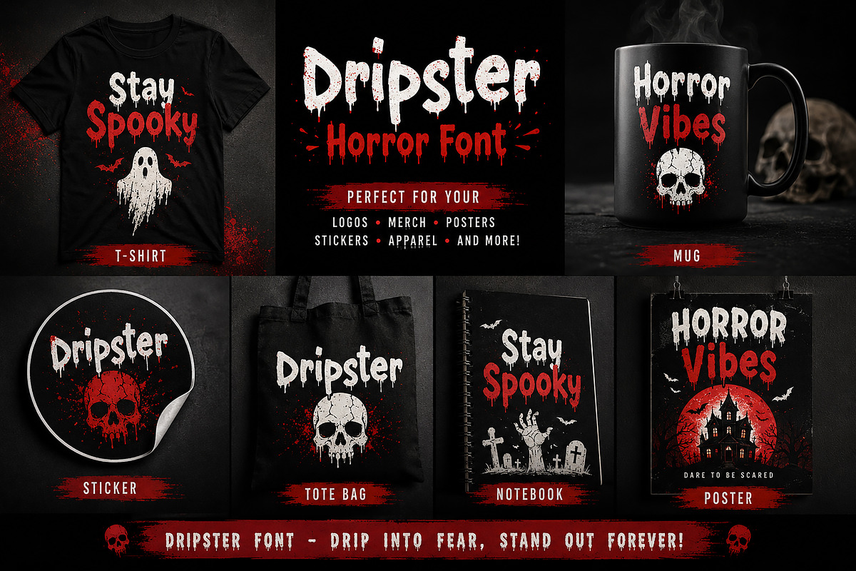 Dripster, a Slab Serif Font by Wow Magic (Photo 2 of 5)