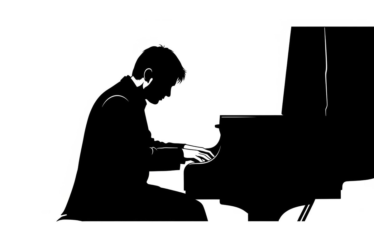Piano Player Silhouette Vector Bundl, an Illustration by jahid234 (Photo 2 of 20)
