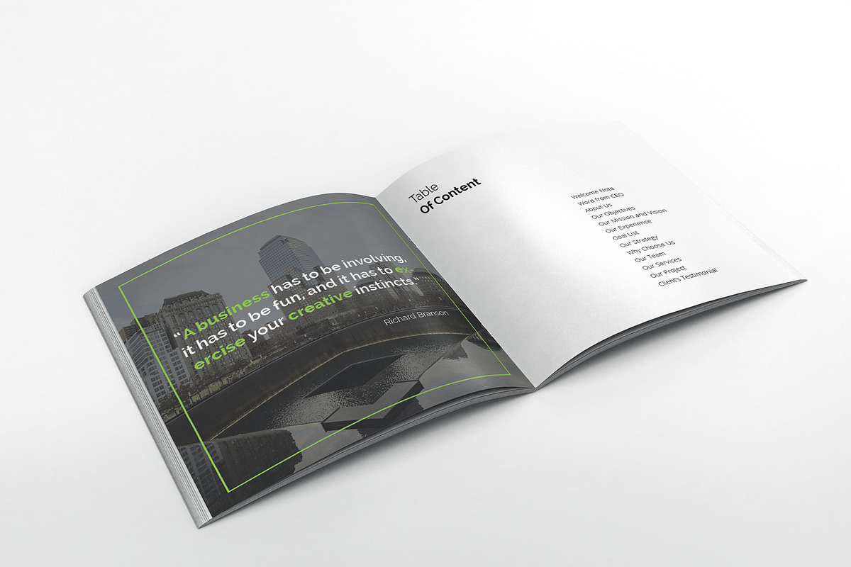 Hilltop - Corporate Square Brochure, a Brochure Template by Incools Stokie (Photo 2 of 16)