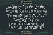 Highlander, a Font by Drizy (Thumbnail 8 of 12)