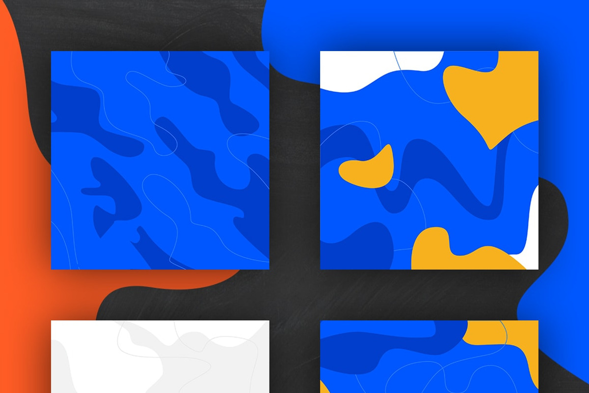 Abstract Vector Patterns Set, a Pattern Graphic by CaDesign (Photo 2 of 5)