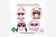 Bubblegum Christmas Clipart Bundle, a Seasonal Illustration by Tanya Kart (Thumbnail 9 of 9)