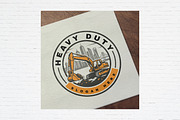 Excavator Logo Template, a Transportation Illustration by Guavanaboy (Thumbnail 3 of 3)