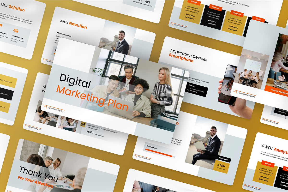 Digital Marketing Plan Keynote, a Presentation Template by SquidPixey (Photo 7 of 7)