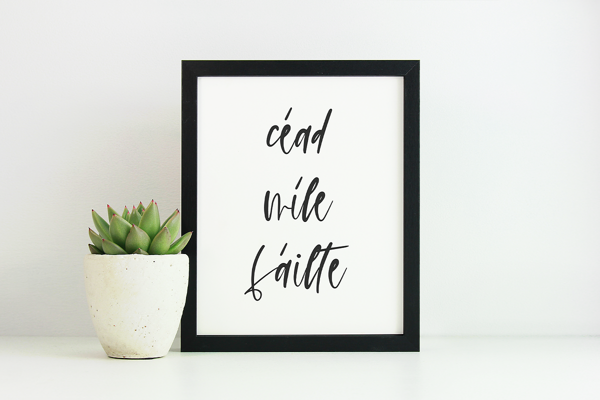 Slainte Script, a Handwritten Font by Beck McCormick (Photo 6 of 10)