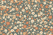 42 Retro Floral Checkerboard Pattern, a Pattern Graphic by adenpinkstore (Thumbnail 7 of 11)