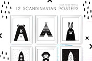 Yeti - Scandinavian font & elements, a Script Font by JuliyArt (Thumbnail 5 of 10)