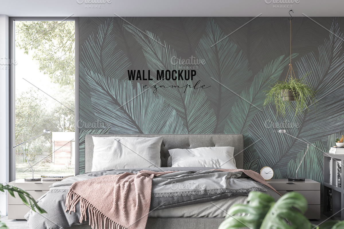 Wall mockup & wallpaper mockup, a Household Mockup by Hunny Badger (Photo 7 of 8)