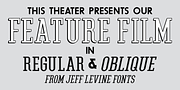 Feature Film JNL, a Slab Serif Font by Jeff Levine Fonts (Thumbnail 1 of 5)