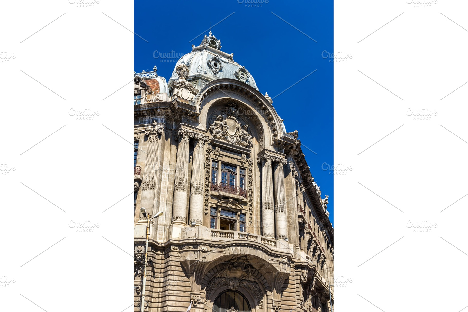 Palatul camerei de comert si industrie in bucharest containing bucharest, an Architecture Photo by Leonid Andronov