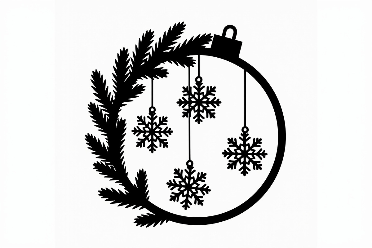 Christmas Ornament Laser Cut Bundle, a Graphic by Creativeshirt (Photo 10 of 16)
